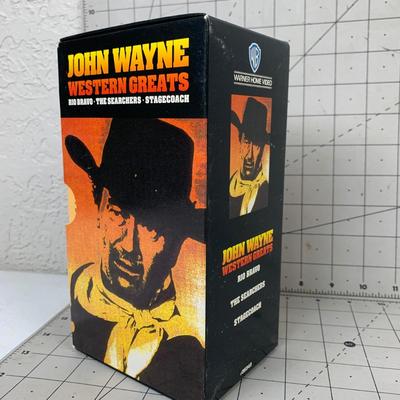 #130 John Wayne Western Greats VHS