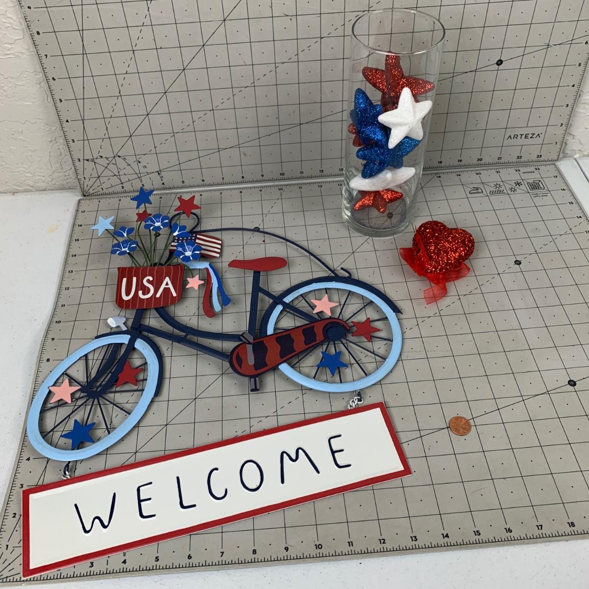 4th of july metal art weld