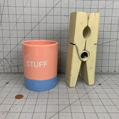 #197 Stuff Jar and Paper Clip