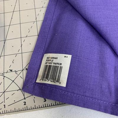 #222 Oversized Purple Linens