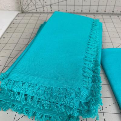 #224 Bright Blue Table Linens
