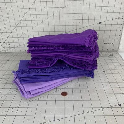 #254 Shades of Purple Table Napkins