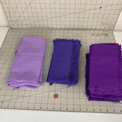 #254 Shades of Purple Table Napkins