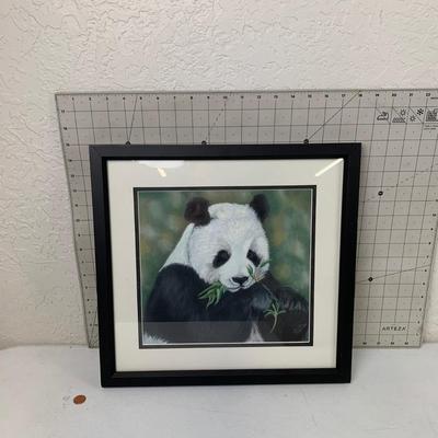 #277 Framed Panda Pastel By Darla Roberts
