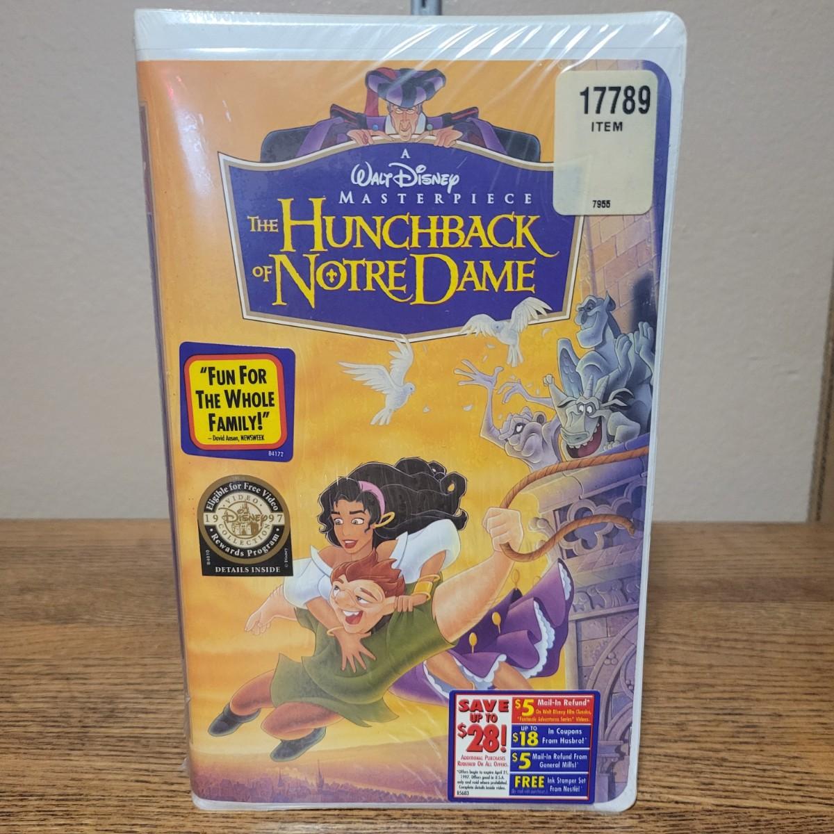 Hunchback Of NotreDame Unopened VHS | EstateSales.org