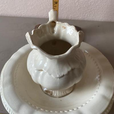 Small pitcher and bowl set