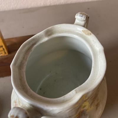Vintage English covered bowl