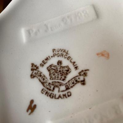 Vintage English covered bowl