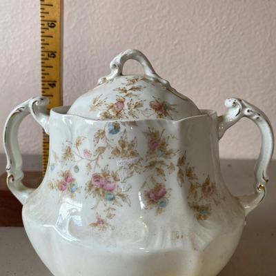 Vintage English covered bowl