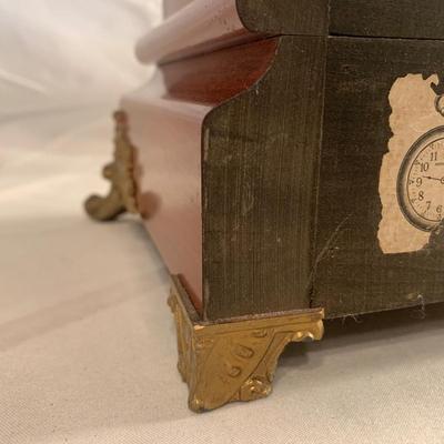 Seth Thomas Adamantine Footed Mantel Clock (LR-KW)