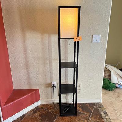 MCM Floor Lamp with Shelves