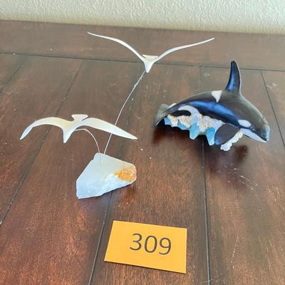 Birds & Whale Figures