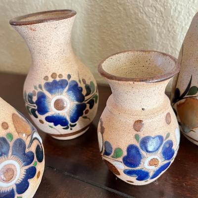 Collection of Mexican Pottery Vases