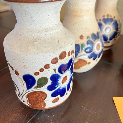 Collection of Mexican Pottery Vases