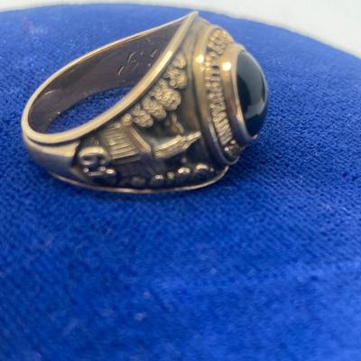 Lot of 3 Vintage 10k Yellow Gold High School and College Class Rings