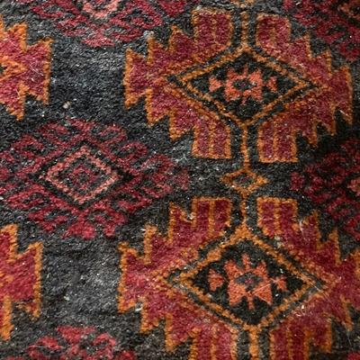 Could be Antique Red Bashir Tribal Rug 4'W x 6.5'L