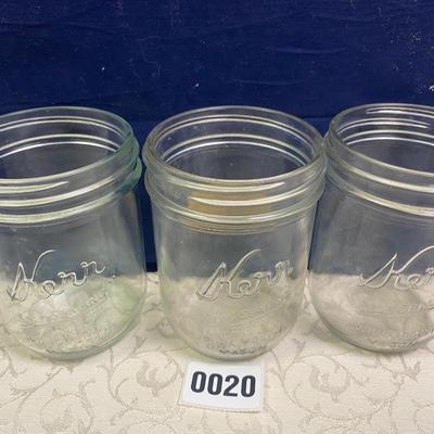 KERR Wide Mouth Pint Jars