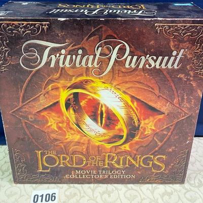 Lord of the Rings Trivial Pursuit
