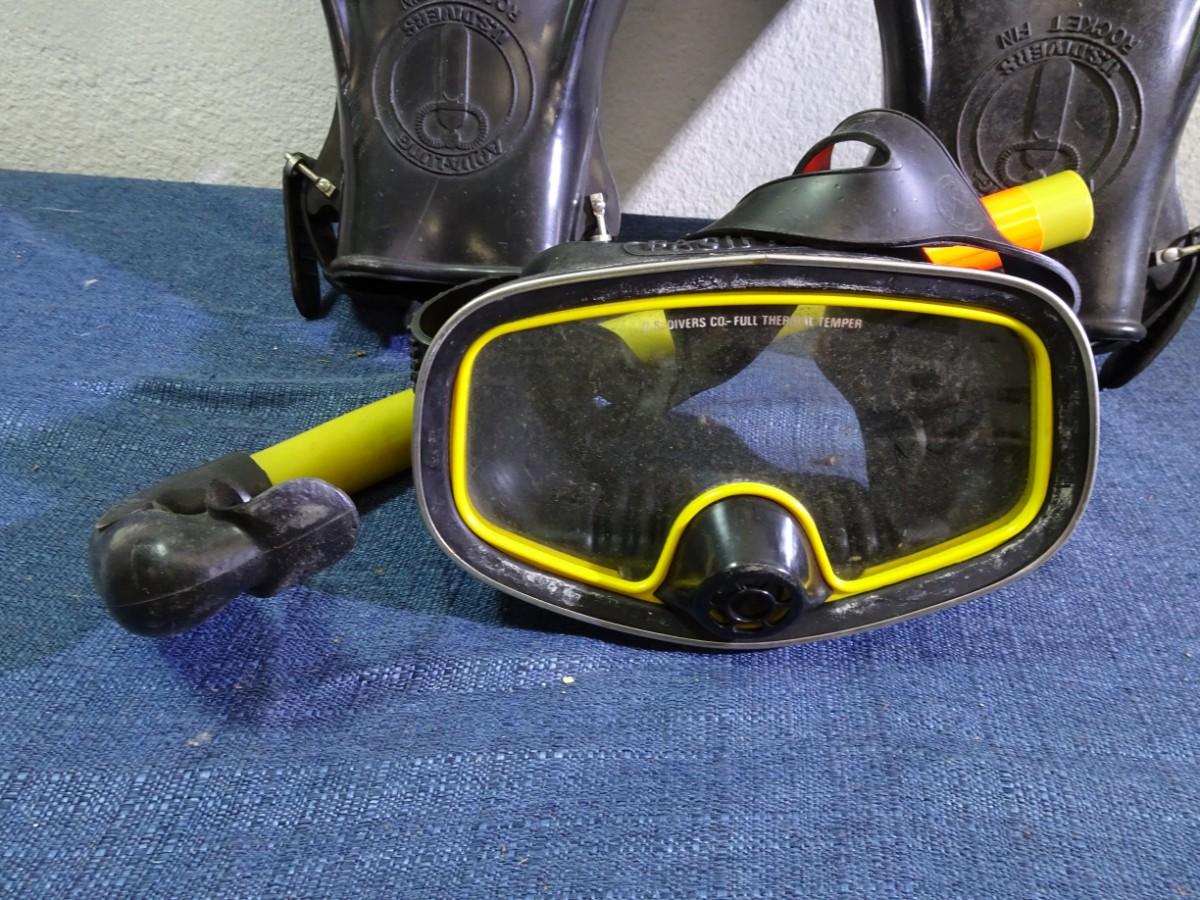 LOT 122 SCUBA MASK AND FINS