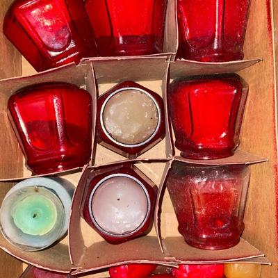 Candles and tray