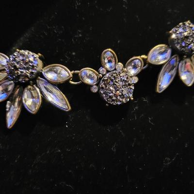 Gold sunflower necklase