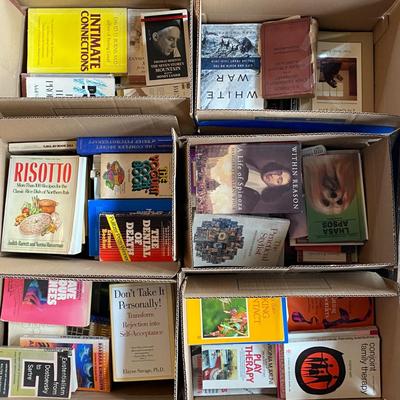 Large lot of books