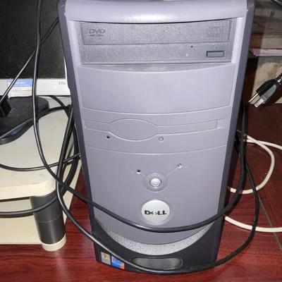 Dell hard drive and keyboard and Samsung screen