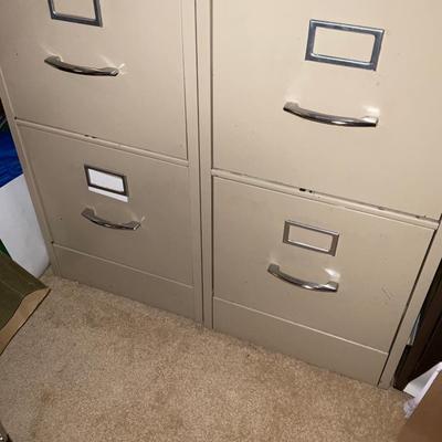 One two drawer file cabinet