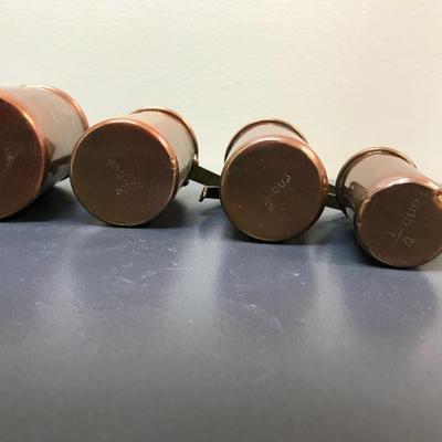 Copper measuring cups