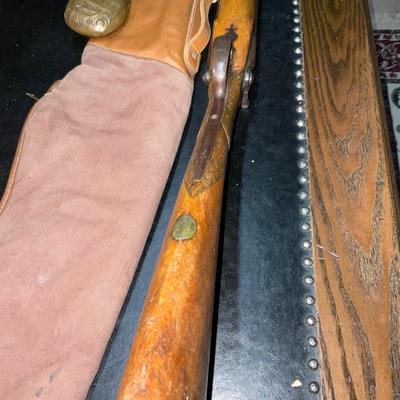 Double Barrel Black Power Shot Gun