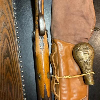 Double Barrel Black Power Shot Gun
