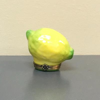 Limoges lemon trinket box