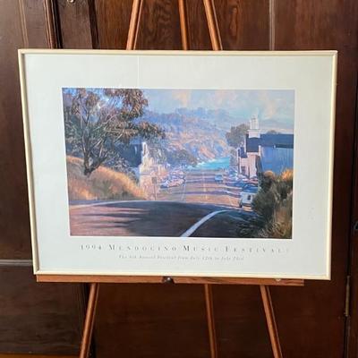Lot of decorative items and vintage sports equipment