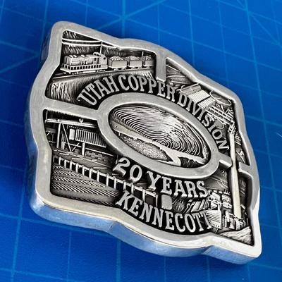 Kennecott Sterling Silver Belt Buckle 