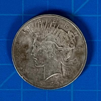 1922 US Silver Peace Dollar 