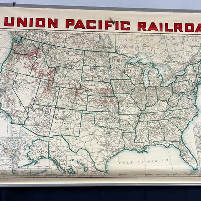 Union Pacific Railroad MAP, Original 