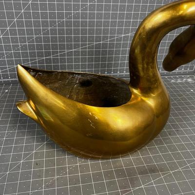 Large Brass SWAN Planter or whatever? 