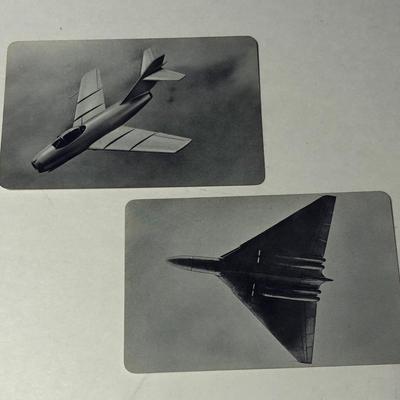 vintage 1950s MILITARY JET AIRCAFT RECOGNITION CARDS 