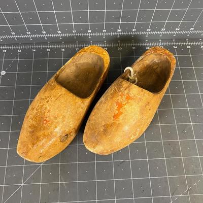 Small pair Real Wood Dutch Shoes, Clogs