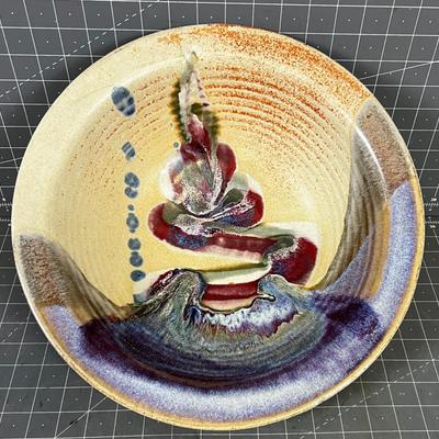 Studio Art Pottery Bowl, Utah Artist Bruce Larrabee