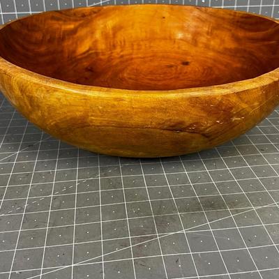 Hand Made Wood Bowl, Large
