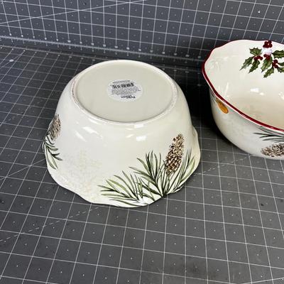 Lovely NEW Better Homes and Gardens, Heritage Pinecone Serving Bowl