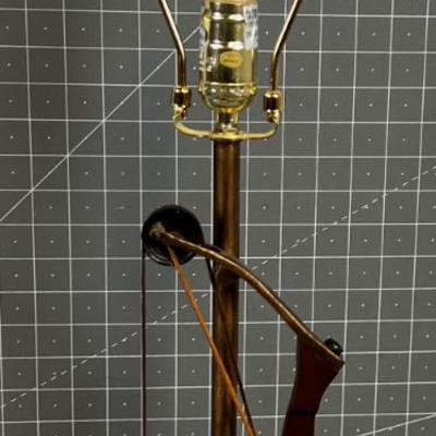 Compound Bow Lamp Made of Resin & Metal. UNIQUE! 