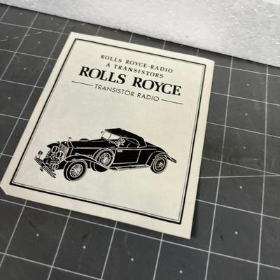 Royals Royce Phantom Radio NEW in the BOX 