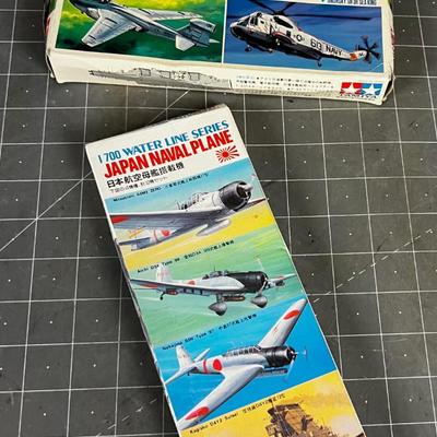 2 Boxes of Air Plane Models 