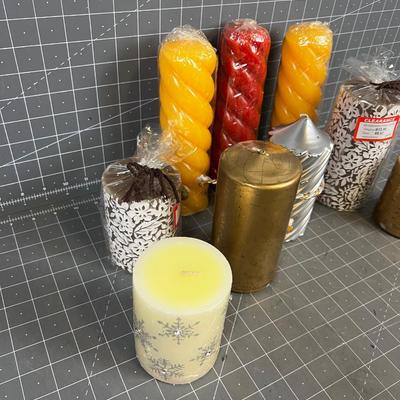 LOT OF NEW CANDLES Random Colors and Sizes 
