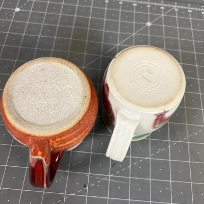 Studio Art Pottery Coffee Cups 