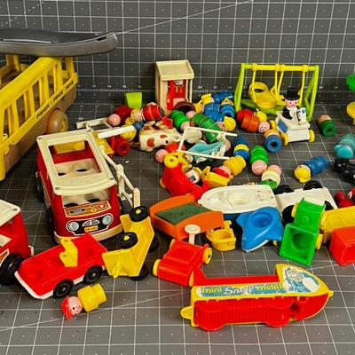 Just in Time for the Toy Collector: Vintage Little People & Fisher Price Accessories and Vehicles 