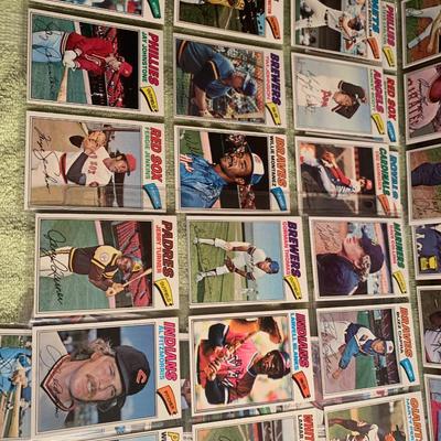 1970s Topps Baseball Trading Card Lot