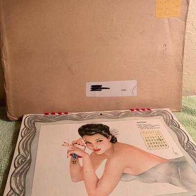 1942 Esquire Magazine Pin-Up Girl Calendar Mint In Shipping Envelope
